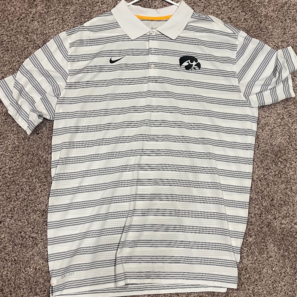 Nike Dri Fit Iowa Hawkeyes Men's XXL Polo
